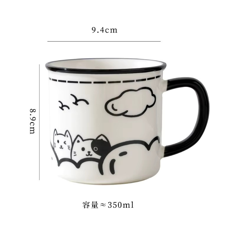 Vintage Keramiktasse in Weiß für Kaffee und Tee - Bild 6