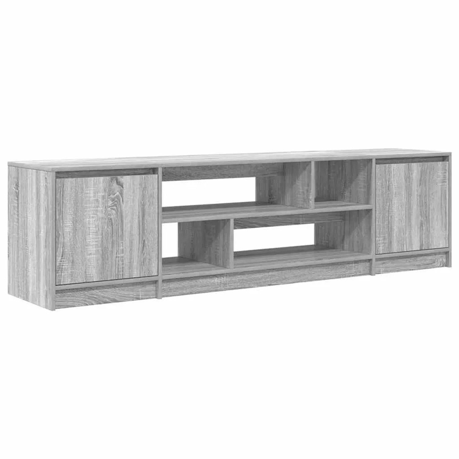 vidaXL TV-Schrank aus Holzwerkstoff in Grau Sonoma, B/T/H: 188,5 x 41 x 50 cm - Bild 2
