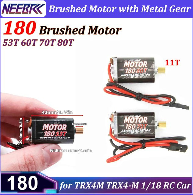 NEEBRC 180 Bürstenmotor, Metall, 1:18, Zubehör - Bild 1