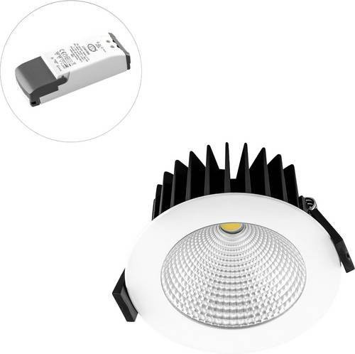 EVN LC44150102 LED-Einbauleuchte in Weiß, 15W, rund, modern - Bild 1