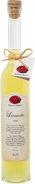 Gourmet Berner Limoncello Likör, 0,2 l - Bild 1