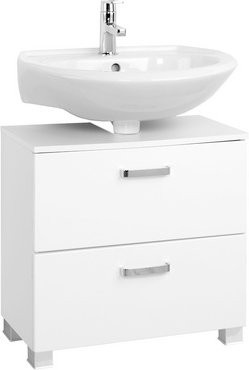Waschbeckenunterschrank HELD MÖBEL Bologna in Weiss mit Soft-Close-Türen, B/H/T: 60 x 54 x 35 cm - Bild 1