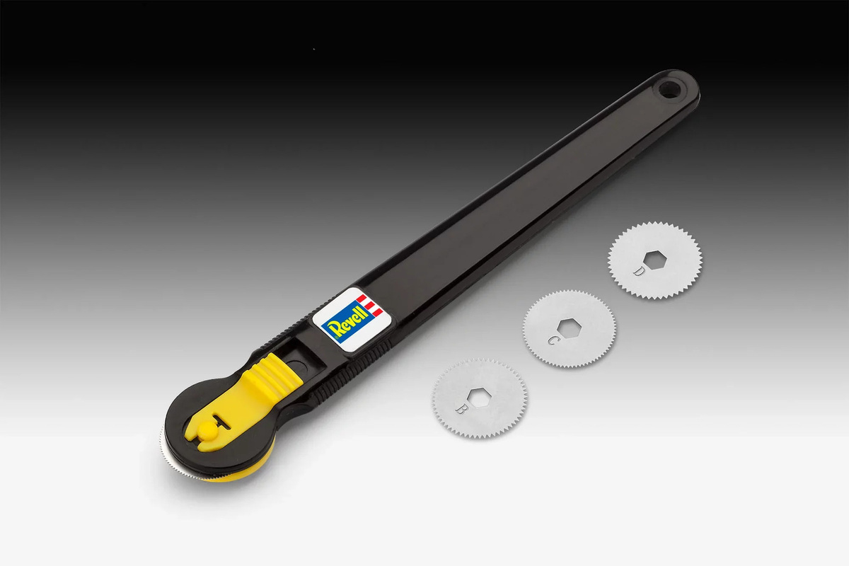 Revell Rivet Maker Tool, Gravurwerkzeug für Nietenreihen, 4-teiliges Set - Bild 2