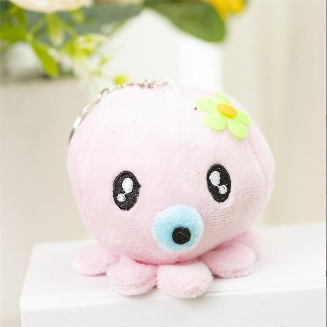 Kidsly Oktopus Plüschtier Anhänger, Stoffpuppe, 8cm - Bild 1