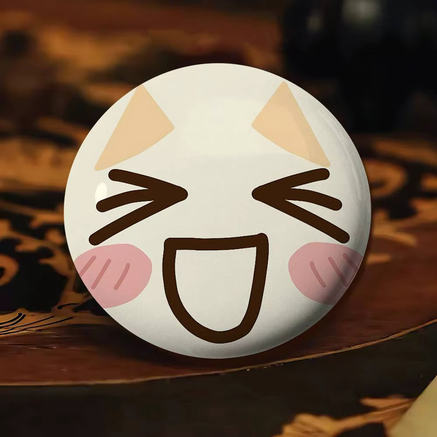 bilibili Anstecknadeln, Weißblech, rund - Bild 4