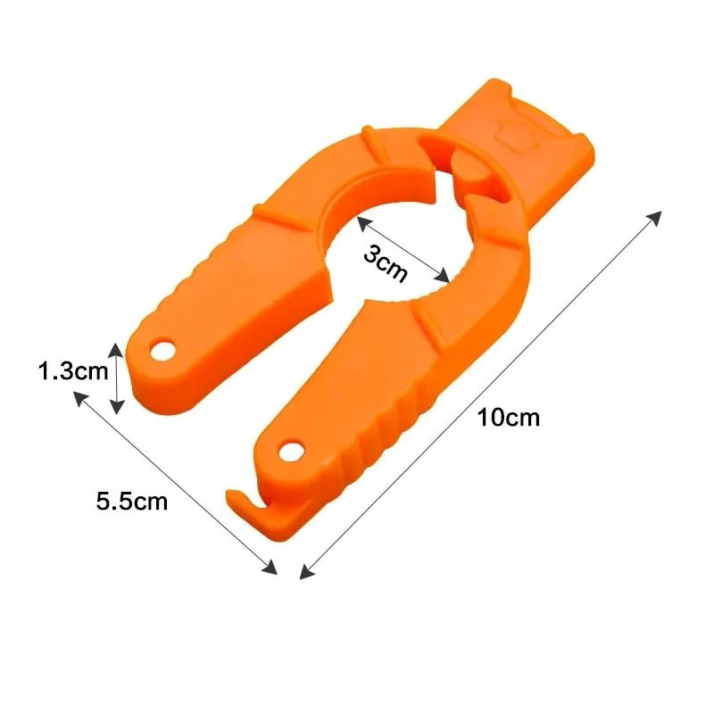 ELESAHOME Multi-Funktions Flaschenöffner und Dosenöffner aus Kunststoff in Orange - Bild 3