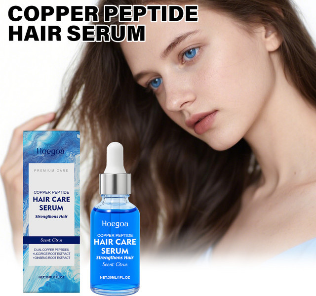 HOEGOA Serum mit Peptiden, Leave-in-Essenz für strapaziertes Haar, Unisex - Bild 1