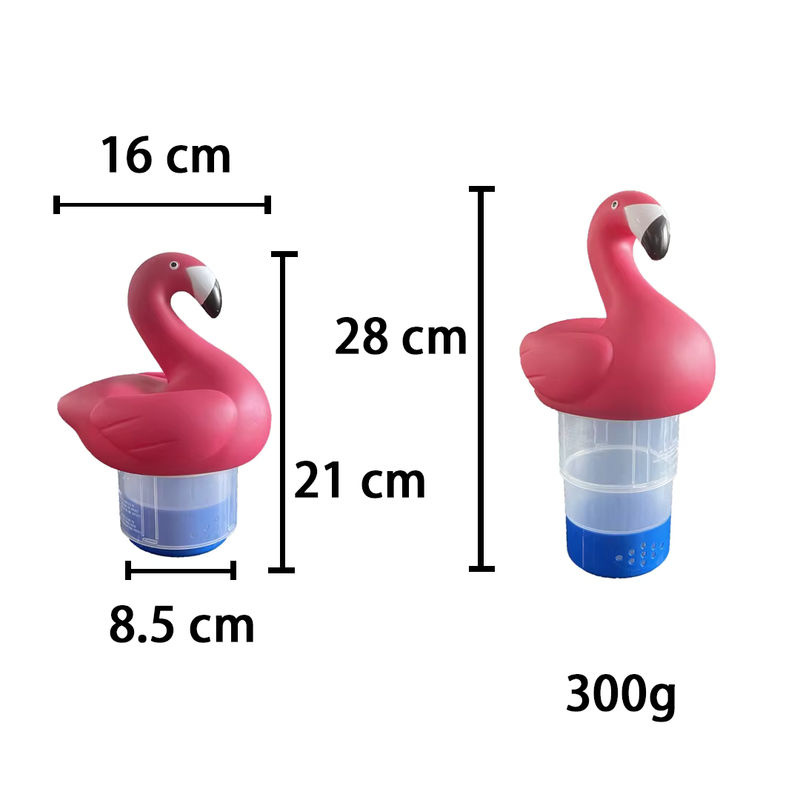 Flamingo Pool-Chlor-Schwimmer aus PVC als Chlor-Spender zur Reinigung deines Schwimmbadwassers - Bild 5