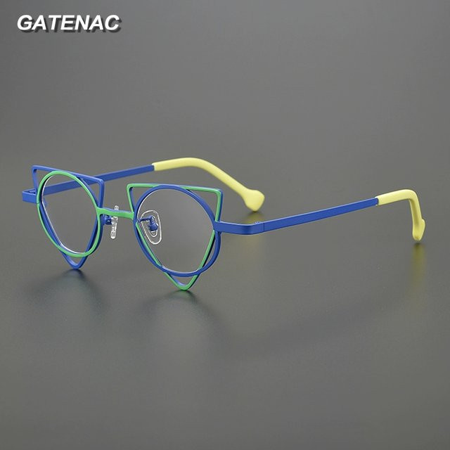Gatenac Lesebrille, Titan, Vollrand, Cat-Eye, Unisex, Multicolour - Bild 1