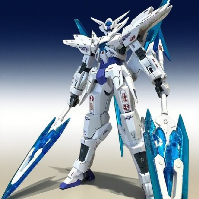 Bandai HG 1/144 JMS Originalfarbiger Transient Assembly Modellbausatz, Mecha-Actionfigur, Plastikmodell - Bild 1