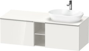 Duravit Waschtischunterschrank D-Neo Wandhängend in Weiß und Holz Optik, B/T/H: 140 x 55 x 45,9 cm - Bild 1