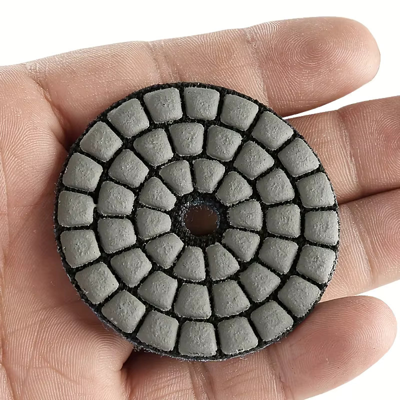 WIDEEP 7 Stück Diamant-Polierpads mit M14-Adapter, professionelle Trockensteinschleifpads für Marmor, Granit und Terrazzo, 2 Zoll - Bild 3