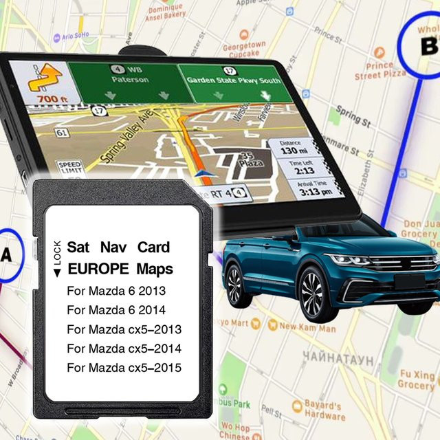 NAVINESA GPS SD-Navigationskarte Version 2025 für Mazda 6 CX5 CX9 NB1 - Bild 1