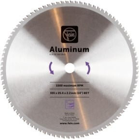Feines Kreissägeblatt für Aluminium in Silber - Bild 1