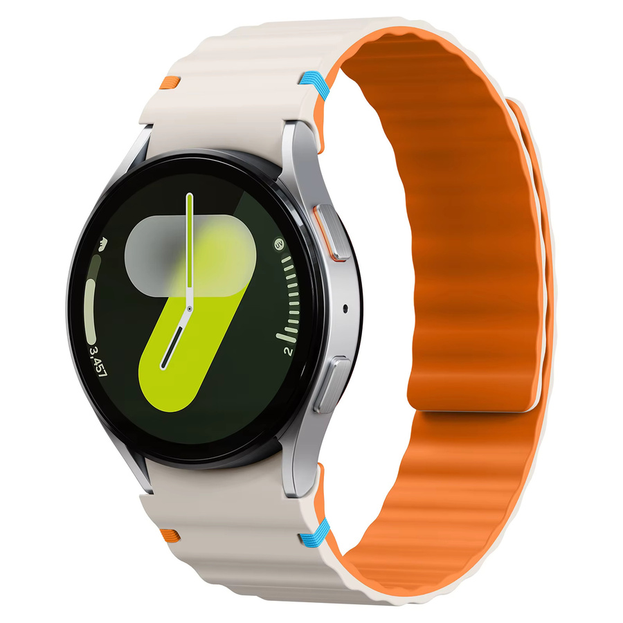 LCAPLE Uhrenarmband Silikon, Magnetisch, Schwarz, Unisex - Bild 2