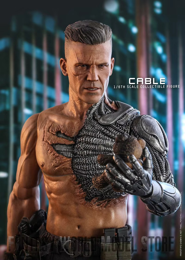 Hot Toys Marvel Cable, Actionfigur, Maßstab 1/6, Komplettset - Bild 2
