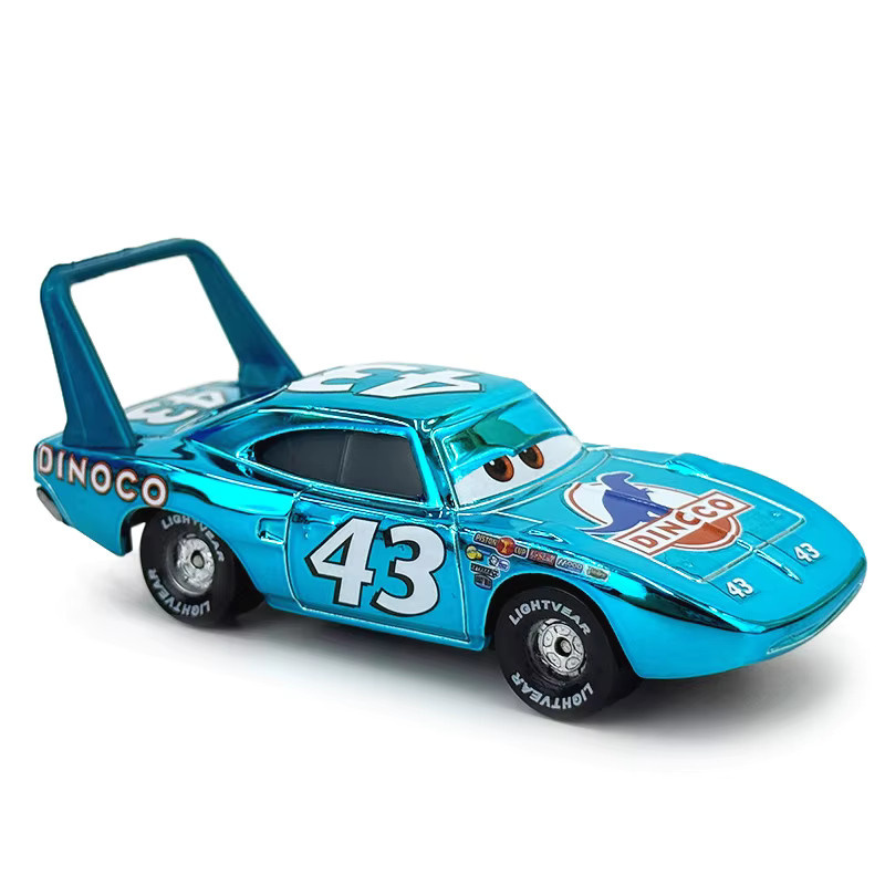 TAKARA TOMY Disney Pixar Cars 3 Sally Battle-Damaged Cars King Nr. 43, Modellautos, 1:55, Metall-Druckguss-Spielzeug - Bild 2