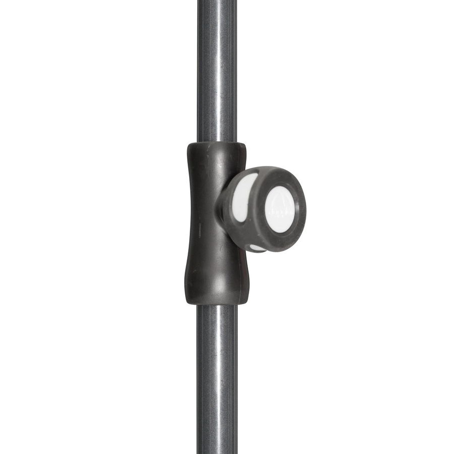 Doppler Mittelmastschirm Unterrohr in Anthrazit für 22/25 mm - Bild 2