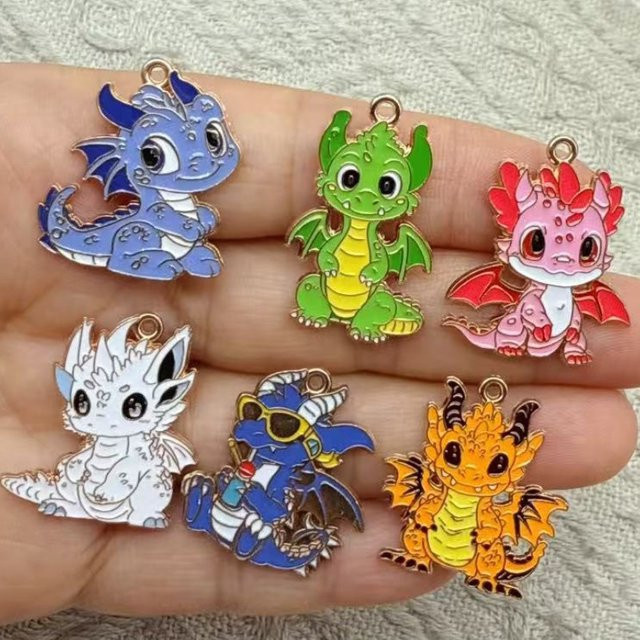 Bandai Schlüsselanhänger Dinosaurier, Metall, Legierung, Unisex - Bild 1