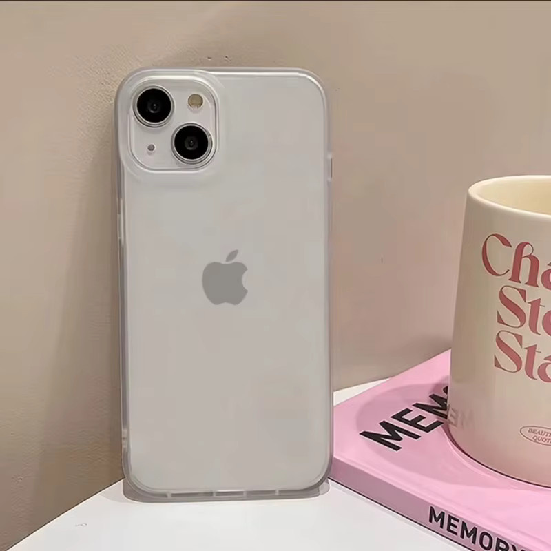 Ultradünne matte Handyhülle für iPhone 11 bis iPhone 17 Pro Max in Transparent - Bild 3