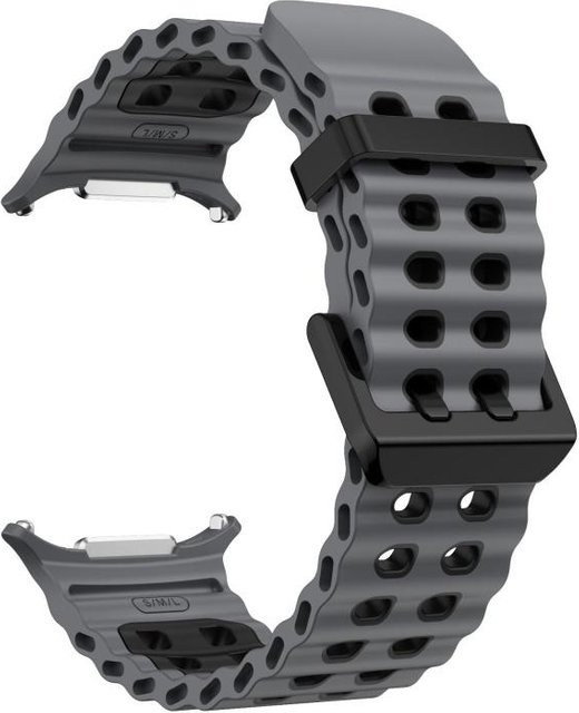 Uhrenarmband Silikon, Samsung Galaxy Watch Ultra, Schwarz, Unisex - Bild 1