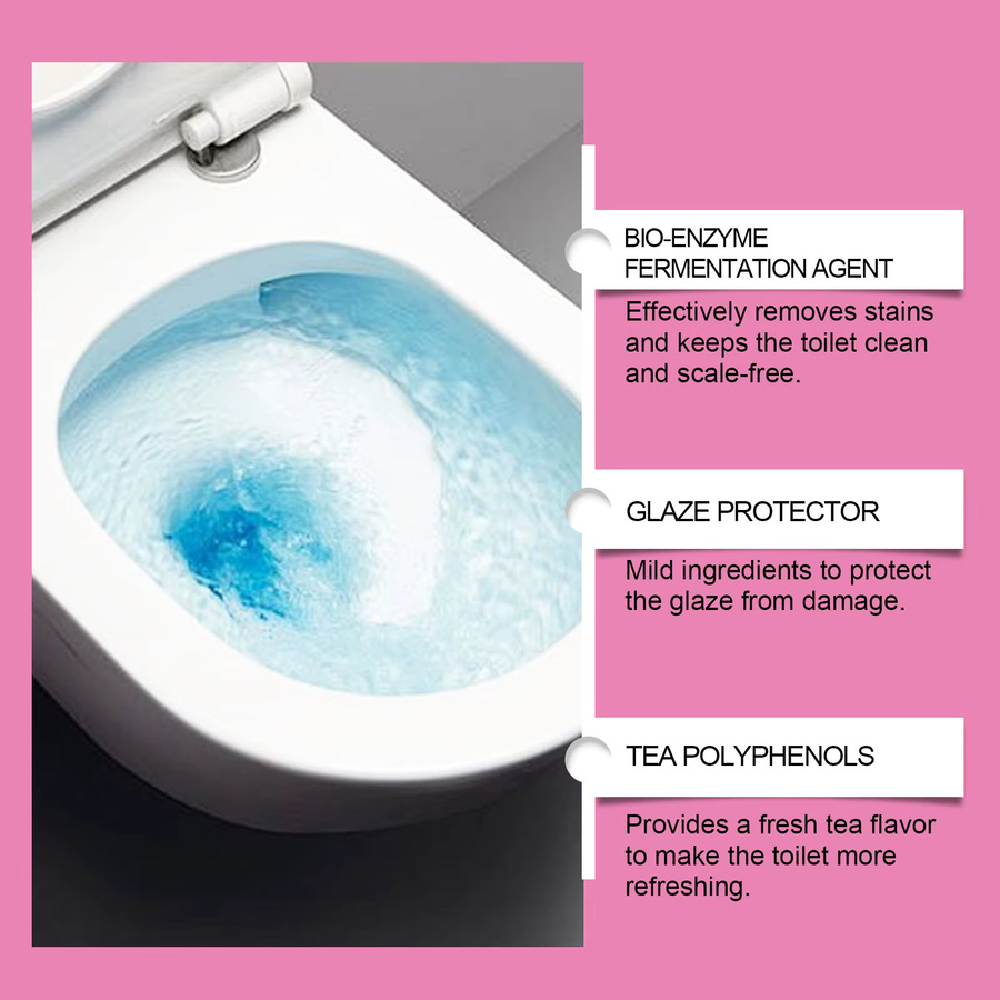 Jue Fish Multifunktionaler Toilettenreinigungsstab zur Entfernung von Gerüchen, Flecken und Urinablagerungen in Multicolor - Bild 2
