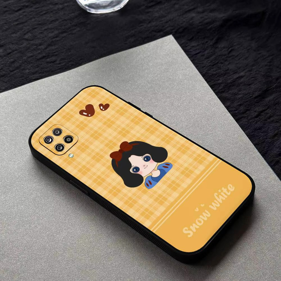 S-Snow White Princess Soft Cover Handyhülle für Samsung Galaxy S21 S22 S23 S24 S25 S26 Ultra FE Plus 5G A52S in Weiß und Multicolour - Bild 3
