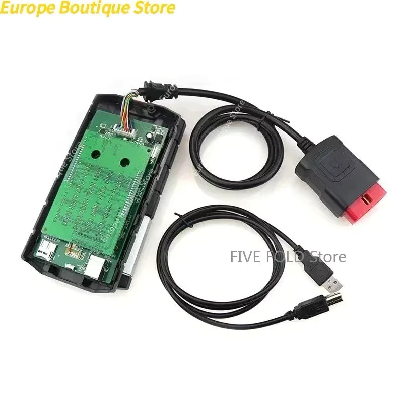 Delphi Schwerlast-LKW-Diagnosescanner mit Bluetooth und USB, OBD2 Auto-Fehlerleser und Fahrzeug-Scan-Detektor, Schwarz - Bild 3