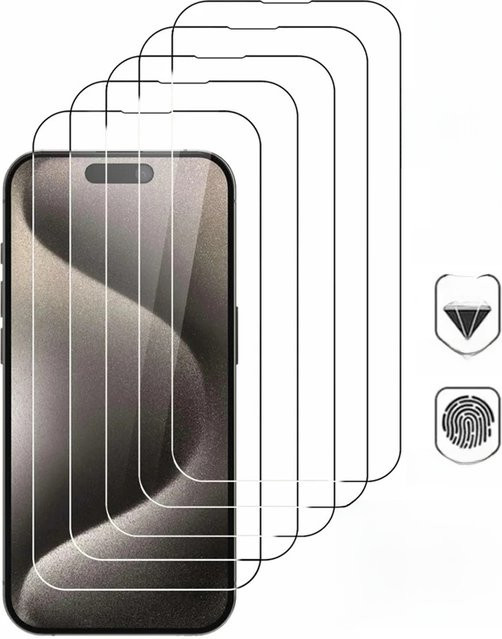 Temperglas Schutzfolie für Apple iPhone 11 bis 16 Pro Max, transparent - Bild 1