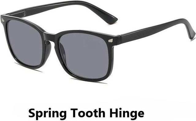 NAPAGE Lesebrille, square, Unisex, Kunststoff, Vollrand, grau, schwarz - Bild 1