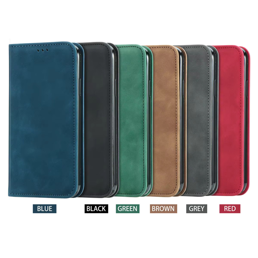 Stoßfeste PU-Leder Flip Brieftasche für Motorola Edge 70, 60 Fusion, 50 Neo, 60 Pro Ultra und Moto G86 Power in Schwarz oder Grau - Bild 5