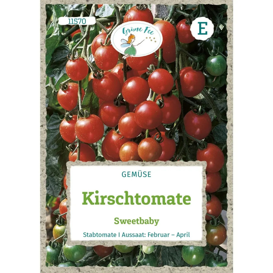Grüne Fee Kirschtomate Sweetbaby Saatgut für Freiland und Gewächshaus - Bild 2
