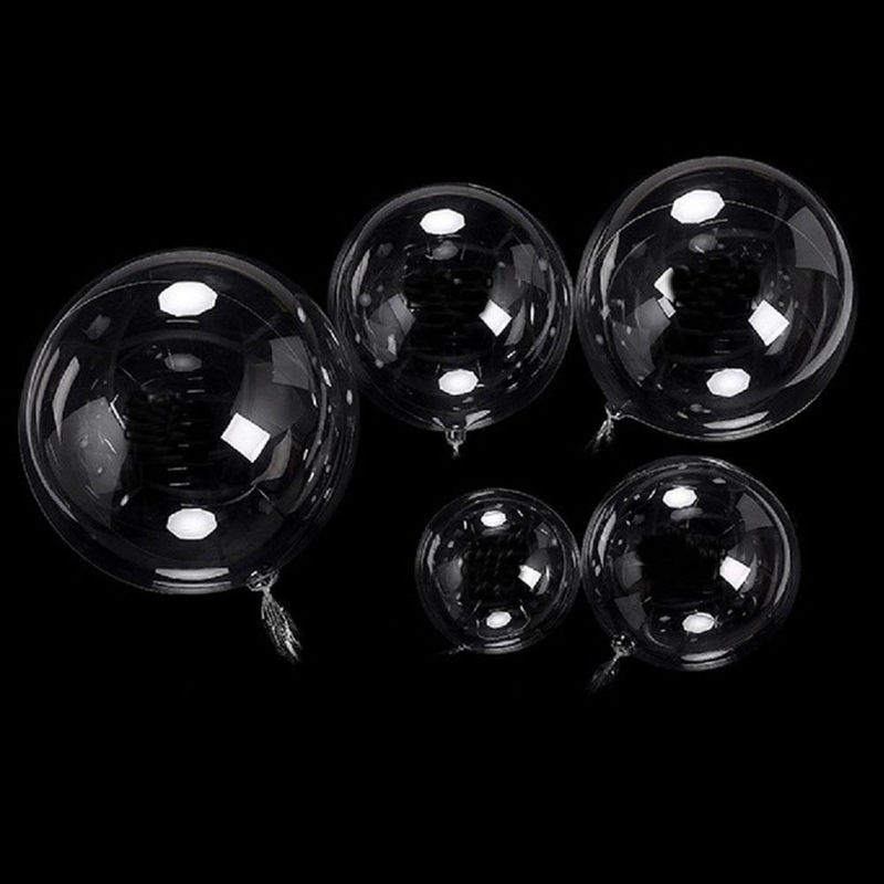 Praty Clean Bobo-Ballon transparent, runde Bubble-Ballons für Babyparty, Hochzeit oder Geburtstag, Durchmesser: 50,8 cm, 25 Stück - Bild 4