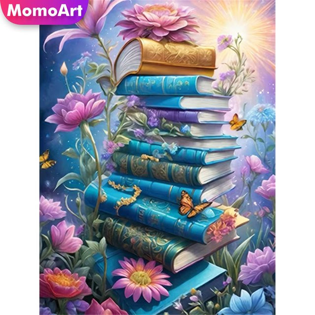 Momoart Landschaft Bild, Diamant Mosaik DIY Stickerei, Bunt / Mehrfarbig - Bild 1