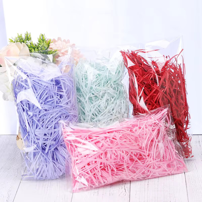 Raffi Buntes Crinkle-Papier als Bastelmaterial und Füllstoff für Geschenkboxen, Hochzeit und Party, Mehrfarbig, 10g oder 30g - Bild 2