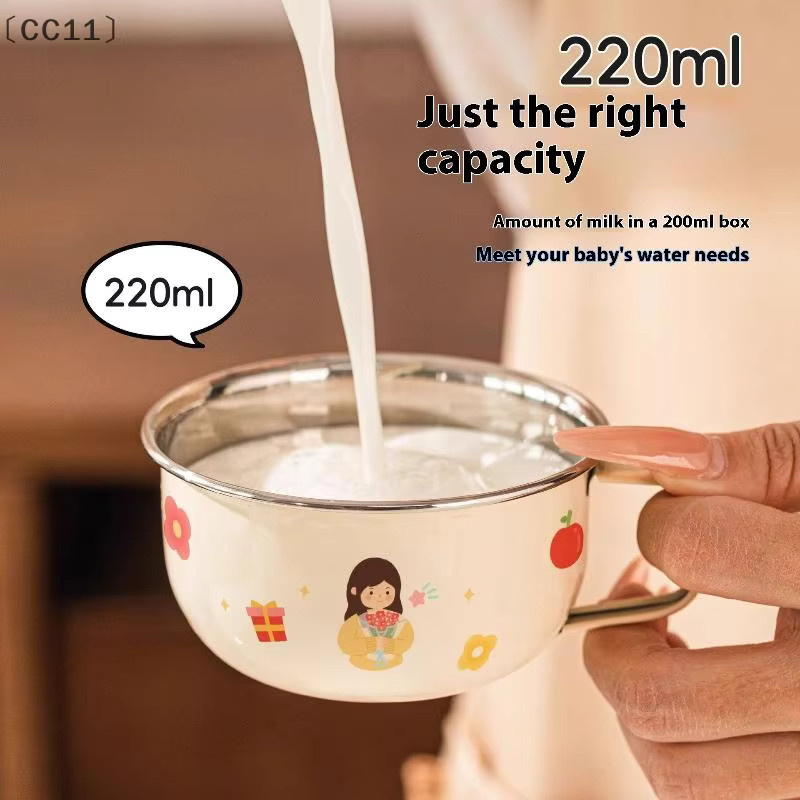 KuZHEN Edelstahl-Trinkbecher für Kinder, Mini-Wassertasse und Kaffeetasse, 220 ml - Bild 3