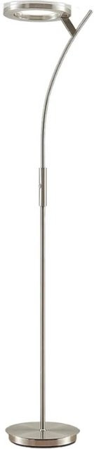 Lindby LED Stehlampe Darion Modern Dimmbar in Silber und Grau aus Metall, Höhe: 180 cm, Durchmesser: 35 cm, Breite: 30 cm - Bild 1