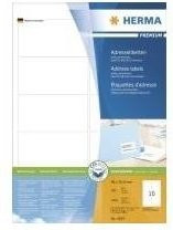Herma Premium Adressetiketten Weiß, 1000 Etiketten auf A4 Papier, Universal - Bild 1