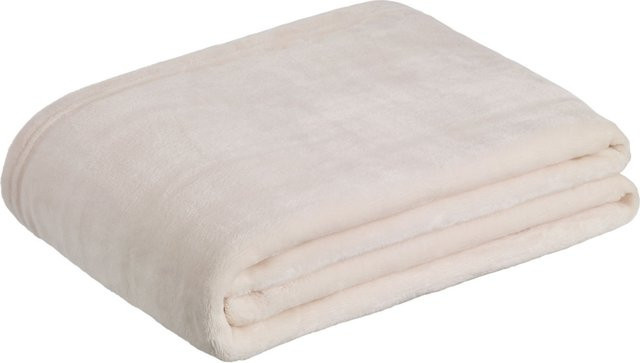 Kuscheldecke Barrie von ERWIN M. in Cremeweiß, Breite: 100 cm, Länge: 150 cm - Bild 1