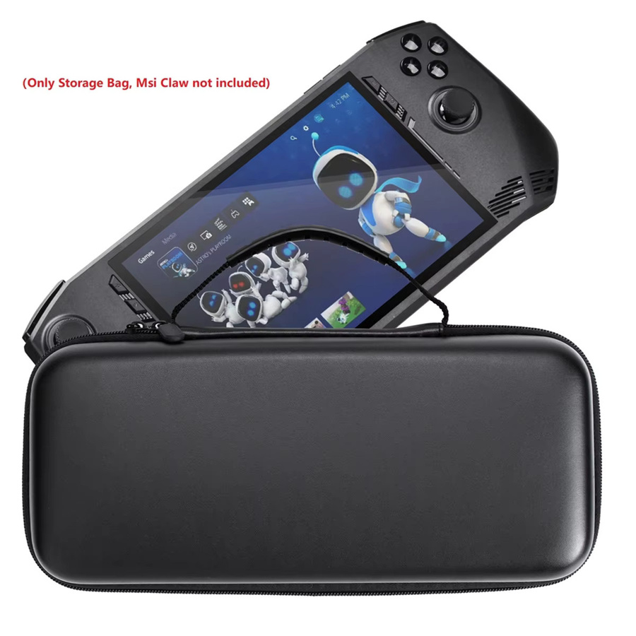 MSI Claw Tragetasche aus wasserdichtem EVA-Material, schwarze Aufbewahrungstasche zum Schutz deiner Spielkonsole - Bild 5