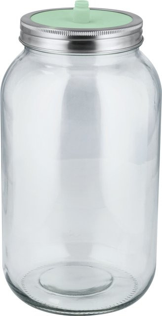 SILVERCREST Fermentationsglas aus Glas mit Silikon und Edelstahl, transparent, 3 l - Bild 1