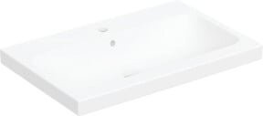 Geberit Aufsatzwaschtisch iCon Light aus Keramik, weiß-alpin matt, mit Überlauf, Breite: 75 cm, Tiefe: 48 cm - Bild 1