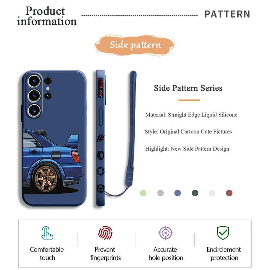 Silikonhülle Japan JDM Sports Cars für Samsung Galaxy S25 S24 S23 S22 S21 S20 Ultra Plus FE Note 20 10 S10 5G - Bild 2