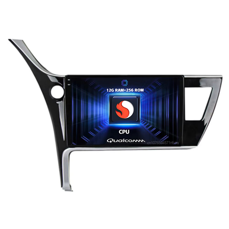 RSNAVI Android 16 Autoradio für Toyota Corolla 11 Auris LHD (2017 - 2019) mit 2K QLED Display, Videoplayer, GPS, CarPlay und Stereo, Schwarz - Bild 3
