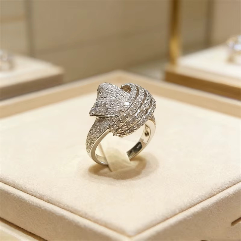 Ring Silber, Zirkonia, Damen, Hochzeit, Verlobung - Bild 2