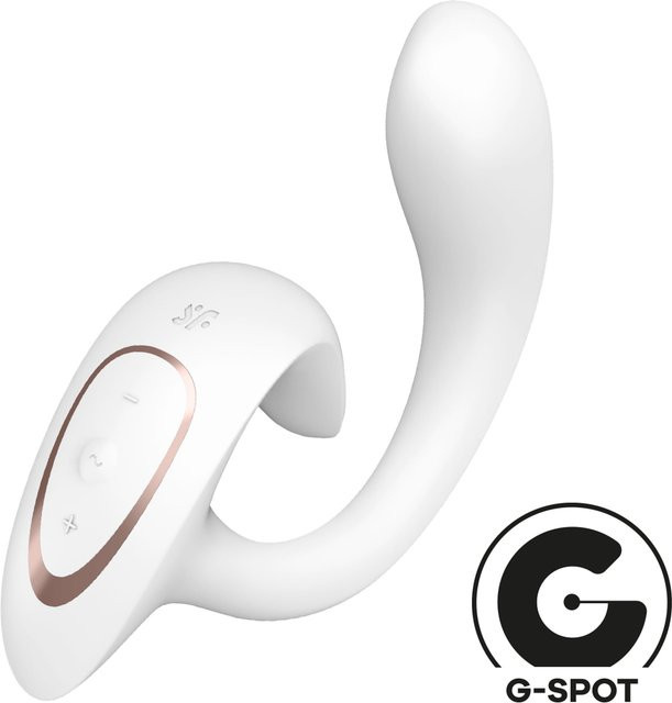 Satisfyer G for Goddess Vibrator in Weiß, Länge: 16,5 cm - Bild 1