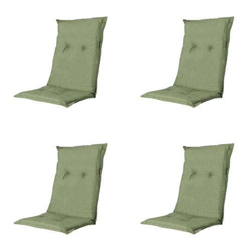 Madison Auflage Basic 4er-Set grün, rechteckig, UV-beständig und waschbar - Bild 2