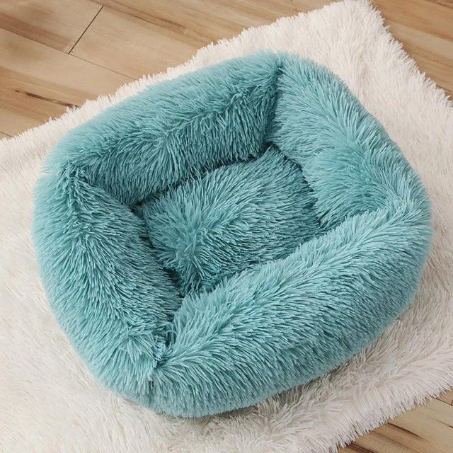 Superweiches Hundebett und Katzenbett aus Korallen-Fleece in Korallen, B/T: 55 x 45 cm - Bild 1