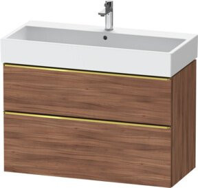 Duravit Waschtischunterschrank D-Neo in Weiß Hochglanz, Wandmontage, B/T/H: 98,4 x 44,2 x 62,5 cm - Bild 1