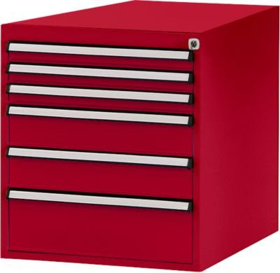 Manuflex Schubladen-Unterbauten für Werkbank Profi, Farbe: rubinrot, Tiefe: 70 cm - Bild 1